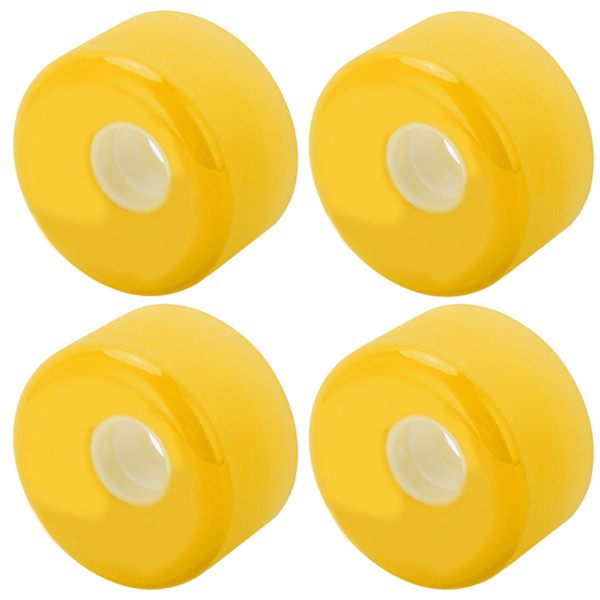 PUENTE 4stk 70x42mm Skateboardhjul 80A Longboard Cruiser Hjul Udskiftningsdele Gul