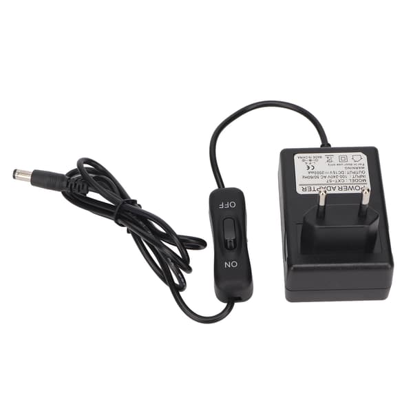 Skumkutter strømadapter 15V 2000mA Sterk plast metalltrådkontroll varmtrådkutteradapter 100‑240V EU-plugg Maksimalt 30W