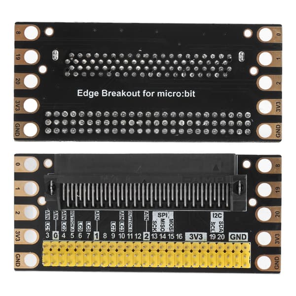 Breakout-kortti Micro:bit Edge Connector -liitännälle, ulkoinen laajennuskortti PCB-moduuli
