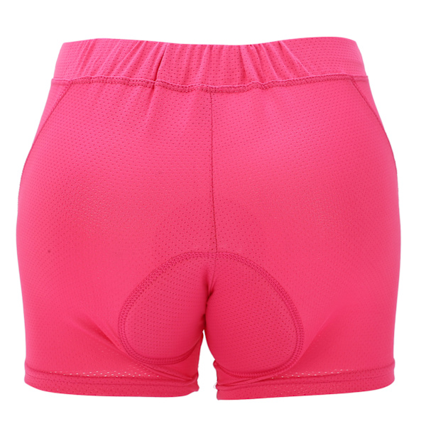 Sykkelshorts med polstring i silikon, elastisk, myk, pustende og komfortabel sykkelundertøy for kvinner