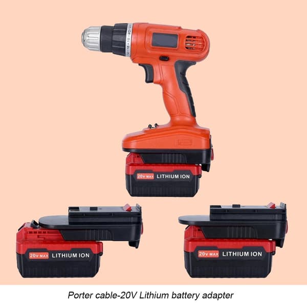20V batteriadapter for Black & Decker HPA 20V verktøy konverterer batteri