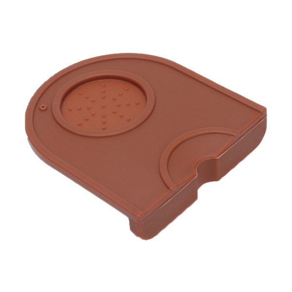 Kaffe Tamper Pad Silikon Anti Slip Tamper Matta Mjuk Harmlös Hörn Tamping Matta för HushållBrun