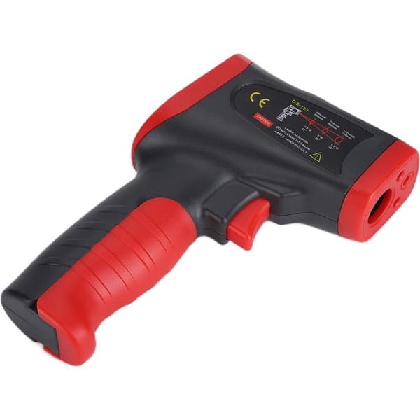 WT323 Farve LCD Infrarødt Termometer med K-probe, Berøringsfri Temperaturpistol til Industriel Brug