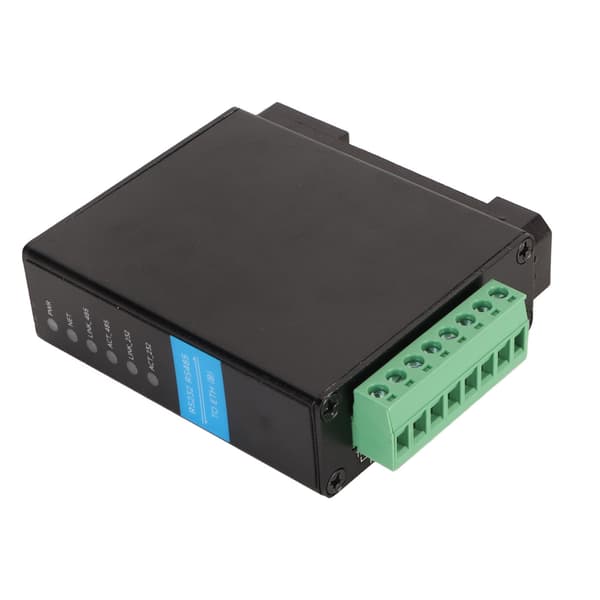 RS485 til RJ45 Ethernet Seriel Server Dobbeltkanal Skinnemontering 1200 til 115200bps RS232 til RJ45 Ethernet Modul