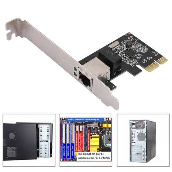 RTL 8111F 10/100/1000Mbps PCI-E NIC Gigabit Ethernet netværksadapter RTL8111F