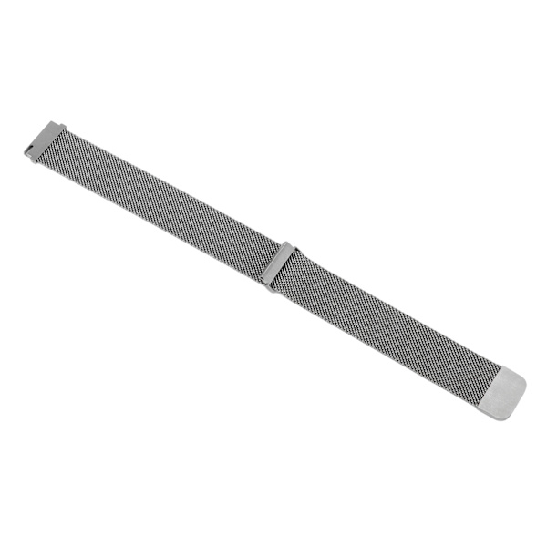 Magnetiskt klockarmband i rostfritt stål med snabbkoppling, hudvänligt och andningsbart klockarmband för Huawei GT2 Silver