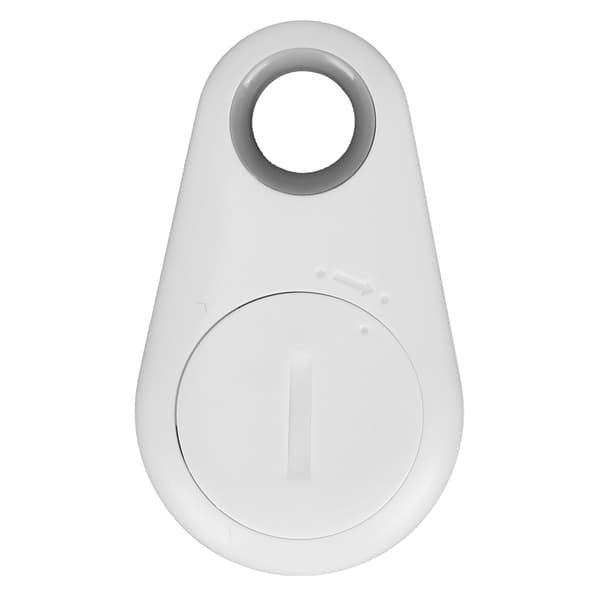 Trådløs Smart Tracker Bluetooth Anti-tabt Alarm Sensor Enhed til Børn Kæledyr Pung Bagage Hvid