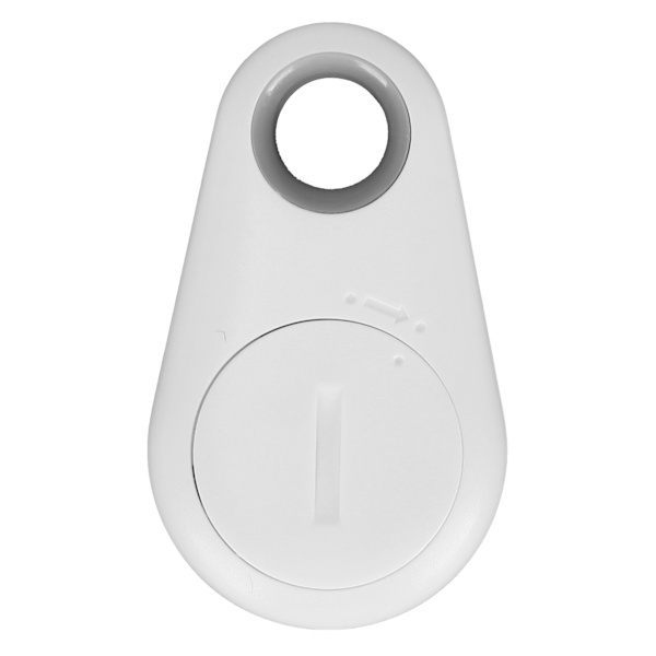 Trådløs smart tracker Bluetooth anti-tap alarm sensor enhet for barn kjæledyr lommebok bagasje hvit