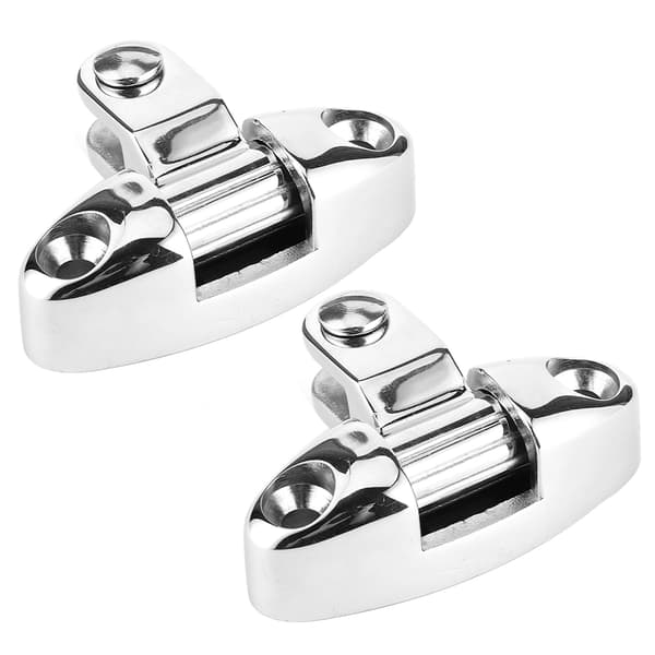 Bimini Top Montering Drejelig Dækhængsel med Gummipude Marine Yacht Hardware Tilbehør