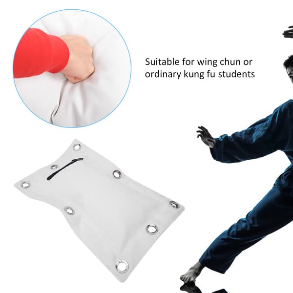Wing Chun Vägg Canvas Punch Tom Sandpåse Mål med Dragkedja för Boxning Muay Thai SandaS