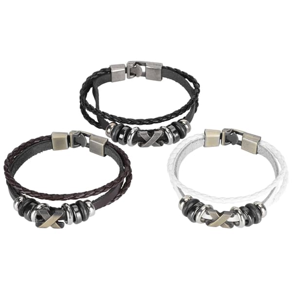 Hånd Reb Multi-lags Strik Armbånd Håndlavet Moderne Læder Par Armbånd