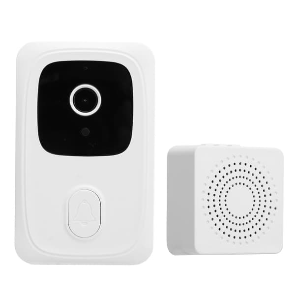 Smart Video Dörrklocka Låg Strömförbrukning Lång Räckvidd HD Mörkerseende 2-vägs Intercom Trådlös Dörrklocka Kamera