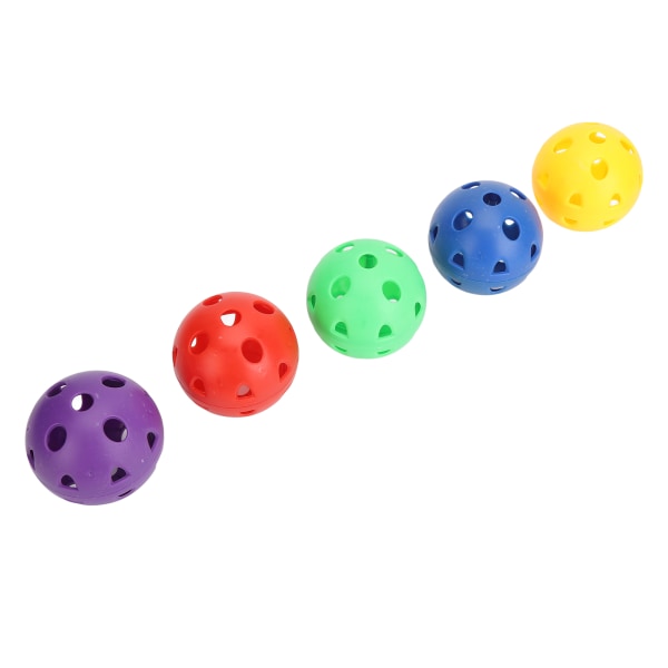 5 stk sensoriske treningsballer Fargerike hule Forbedre koordinasjon Finmotorikk Babyballsett