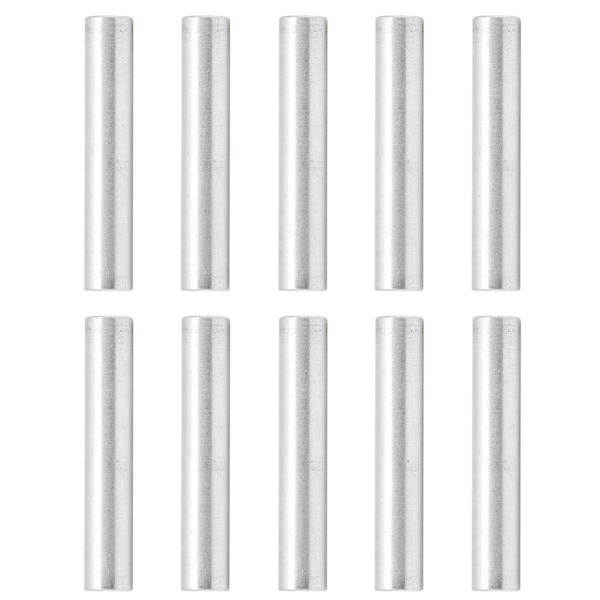 10 stk. runde afstandsholdere i aluminiumlegering med indvendigt gevind, forbindelseskolonnesæt M4x0,7 mm, længde 46 mm