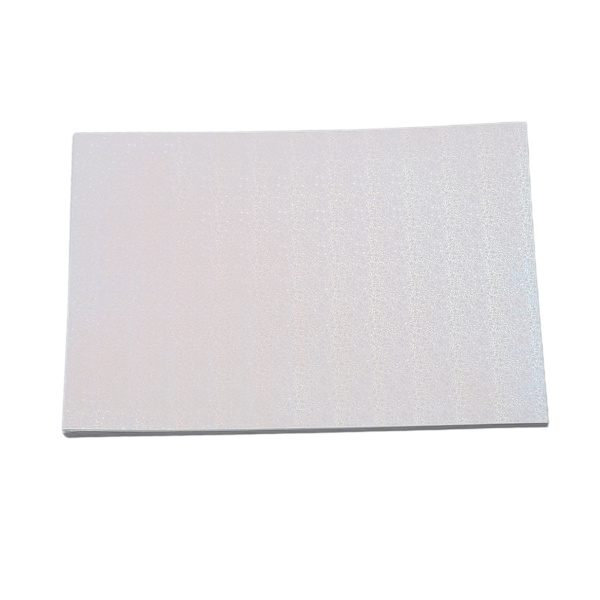 50 st holografiska laminatark A4 glittrande effekt Enkel användning holografiska klistermärken för DIY-hantverksdekoration Quicksand Star