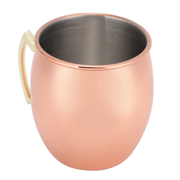 550 ml rostfria Mule-muggar spegelpolerade cocktailöl-kaffemjölkkoppar Hemfest Bartillbehör