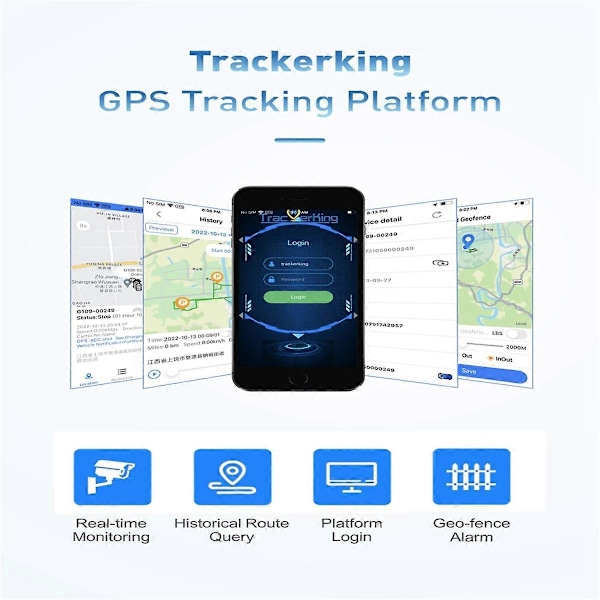 G109 2G Mini GPS Tracker Stopp Start Acc Larm Utan Relä