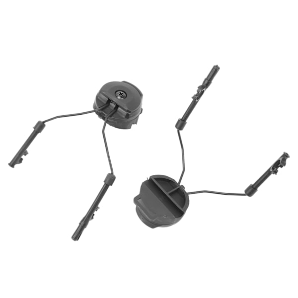 2PCS Headset Hjälm Rail Adapter Hållare ABS Hjälm Hörlurar Fäste för Sport