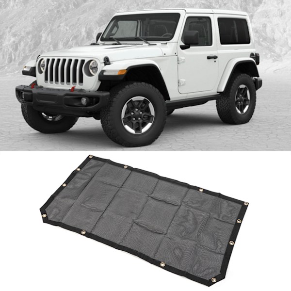 Etuoven katon eristys aurinkosuoja verkko verkko autotarvike sopii Jeep Wrangler JL 2018 +