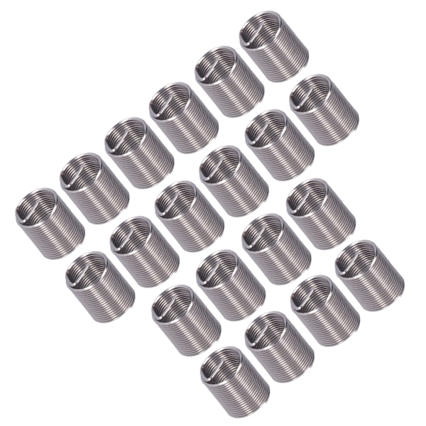 20 stk trådgevindindsats M12 x 1 gevind reparation Reducer møtrik Spiral Circle Extension Tool2D