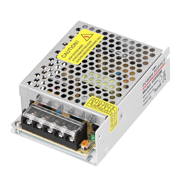 60W 5A svitsjende strømforsyning 220V til 12V omformer LED-driver for LED-lys sikkerhetskamera