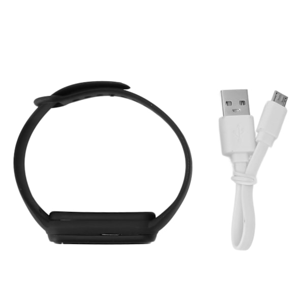 M90 ultralydsavvisende armbånd 3 moduser USB oppladbart avstøtende armbånd svart