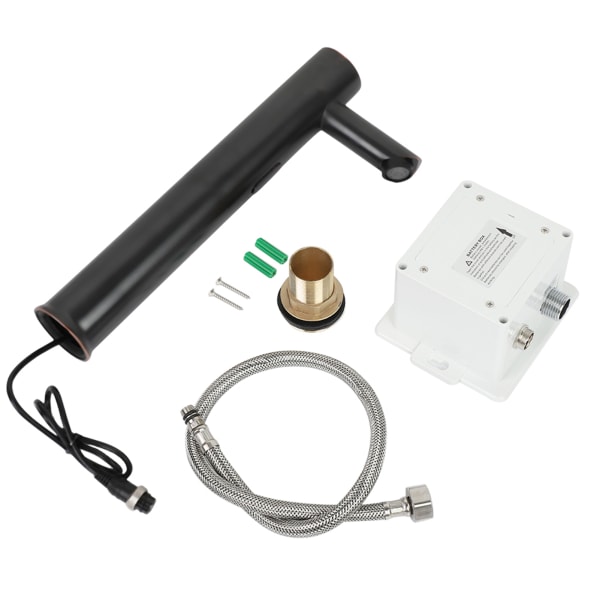 Håndfri Automatisk Sensor Sort Coating Håndvask Armatur
