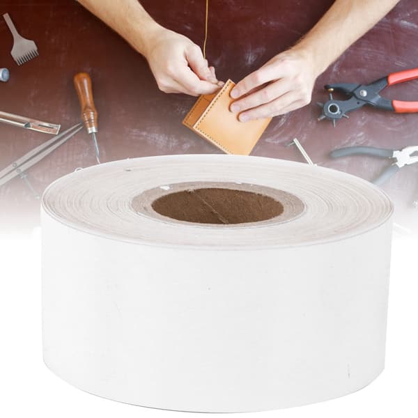 Varmpräglingsfolie Papper Läder Tyg Förpackningslåda DIY Dekorationsaccessoarer 3 cm Bredd 120 Meter/Rulle Vit