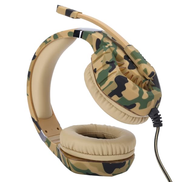 Gaming-hovedtelefon USB-interface 7.1-kanals kablet headset USB-porte til PC til PS4