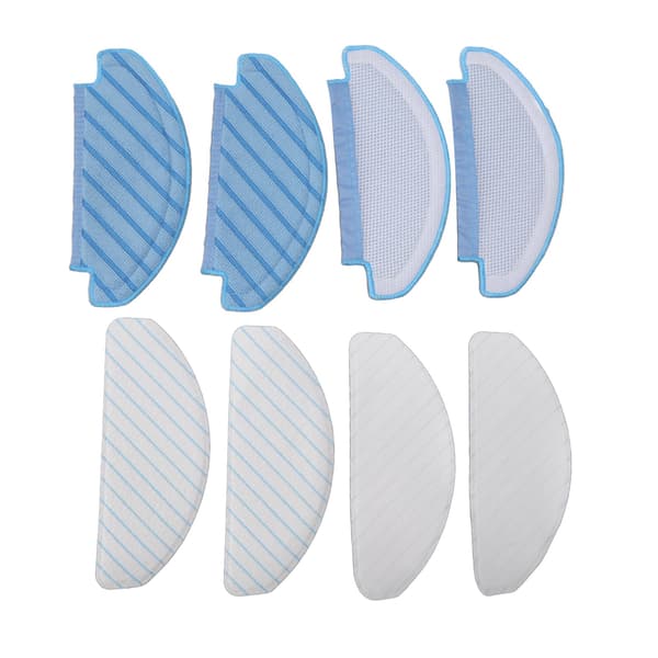8 stk. moppeklud til DEEBOT OZMO T8 T8aivi N8pro Plus støvsuger reservedele rengøringspuder mikrofiber moppe