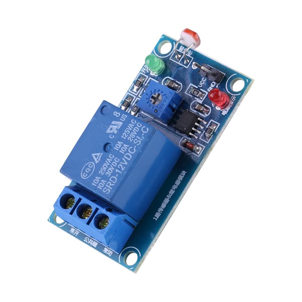 12V Stabil LDR Fotomotstand Relémodul Kontroller Lyssensorbryter