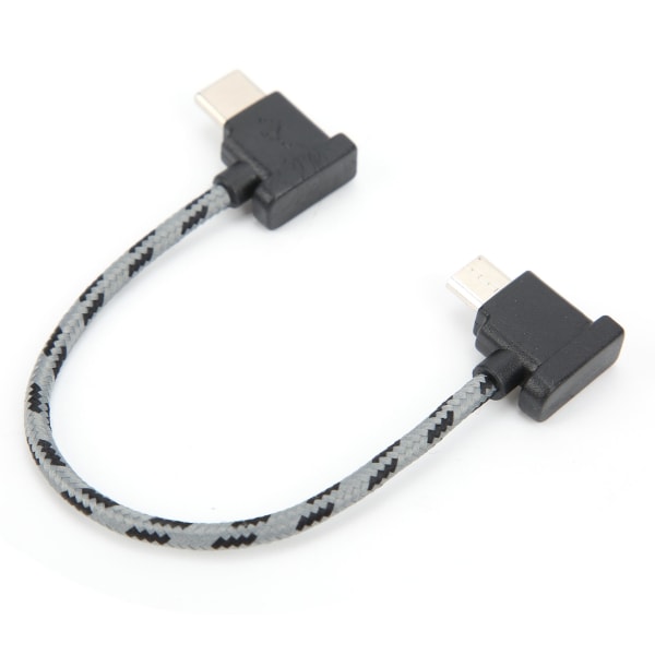 Högervinklad fjärrkontroll typ C till Micro USB datakabel för DJI Mavic Air 2 / Mini 2