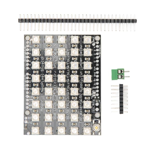 WS2812B 5050 RGB LED Integrert Driver 5x8 40 Bits Fullfarge Lys Utviklingskort for Hotell