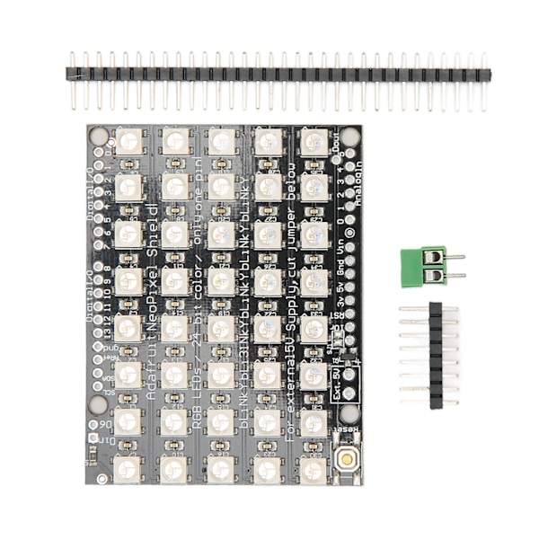 WS2812B 5050 RGB LED -integroitu ohjain 5x8 40 bittiä Täysi väri Valon kehityskortti hotellille