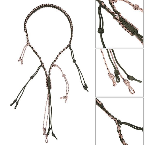 Nylon Duck Goose Call Lanyard Braid Paracord til udendørs jagt (Army Green ACU Camouflage)
