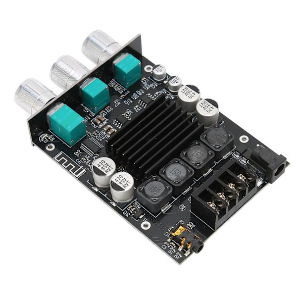 Effektforstærkermodul Dual Channel Subwoofer 100Wx2 DC12‑24V BT 5.0 Sound Amplifier Board ZK‑1002T
