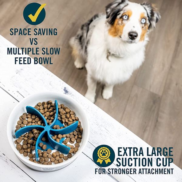 Spiral Slow Feeder Insert Slow Feeder Hundskålar Tillbehör för att bromsa ner ätandet för hund och katttillbehör