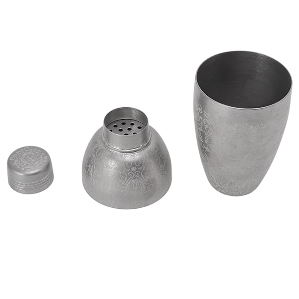 Boston Cocktail Shaker 304 Rustfritt Stål Bartending Mikser Shaker Bar Vinkopp for Bartender Amerikansk Utskåret