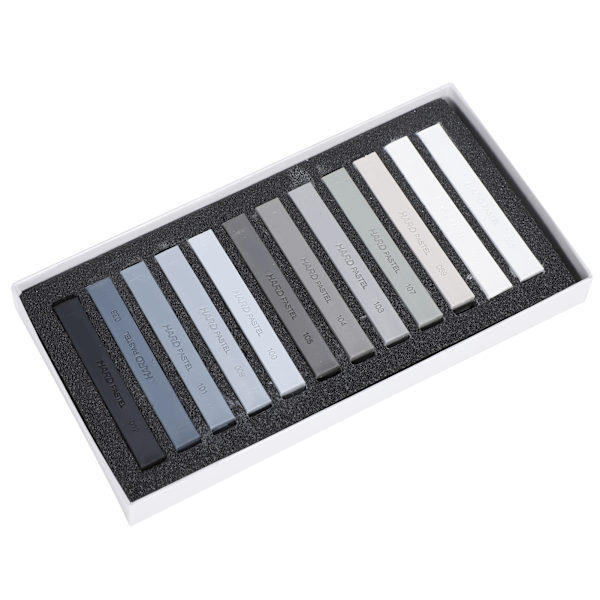 12 stk. farvede kridt sæt bløde skitser dedikeret assorterede farver maleri pastel stick