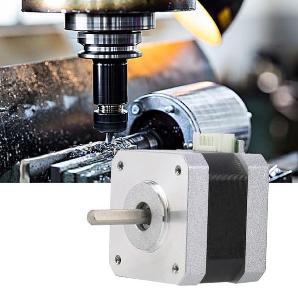 DC4.0V 1.2A 1.8° Nema 17 Bipolar Steppermotor 320mN.m/45oz.in til 3D-printer 34mm højde