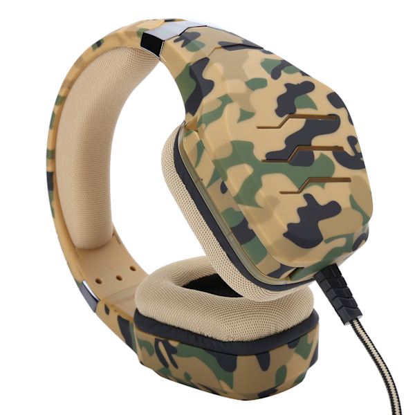 GT88 3,5 mm + USB Gaming Headset Mikrofon Hodetelefoner Stereo Surround for PC Mobil Enhet
