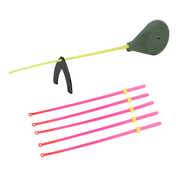 Mini isfiskespöset med toppspö, bärbar fiskeutrustning för vinterfiske 20 cm