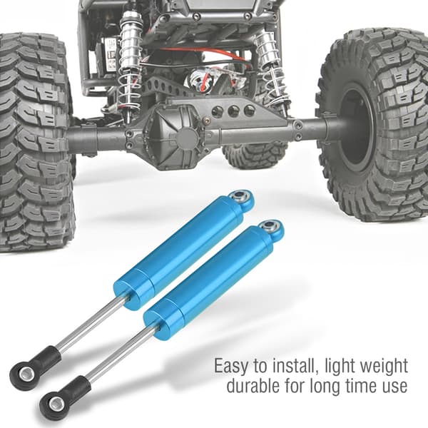 2 stk/sæt RC Bil 112mm Støddæmper til Axial Wraith AX90056 1:10 Crawler (Blå)