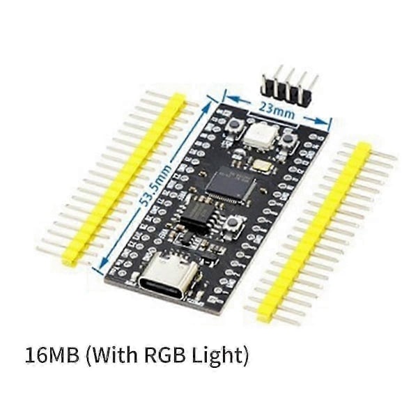 Hovedkort kompatibelt med RP2040 Core Board Kompatibel RP2 Pico Micropython Multifunksjonsmodul, B