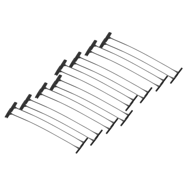 10000 stk PP universal klut prislapp pin Passer til prislapp pistol festestift (svart 75 mm)