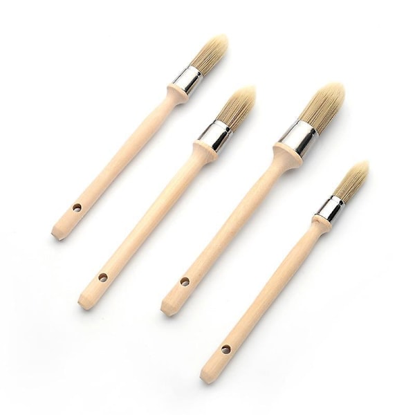 Små malerbørster for vegger, 4 pakker - Perfekt for listmaling, touch-up og kantmaling