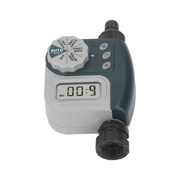 Sprinklertimer Grön Kran Timer Programmerbar Automatisk Enkel Användning Vattningsutrustning US Standard för Trädgård Gräsmatta Pool