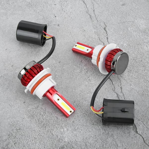 2 stk. C7 9007 Bil LED-frontlykt 6000K Super Bright IP68 Vanntett frontlykt
