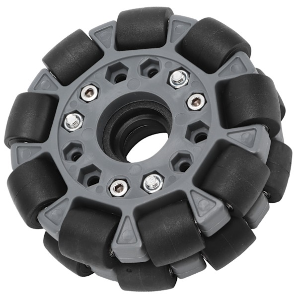 100mm Hållbara Nylon Gummi Lager Rullar Omni Hjul för Robot Race Hjul 14041