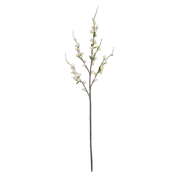 Hvid Simuleret Ferskenblomstgren - 95 cm